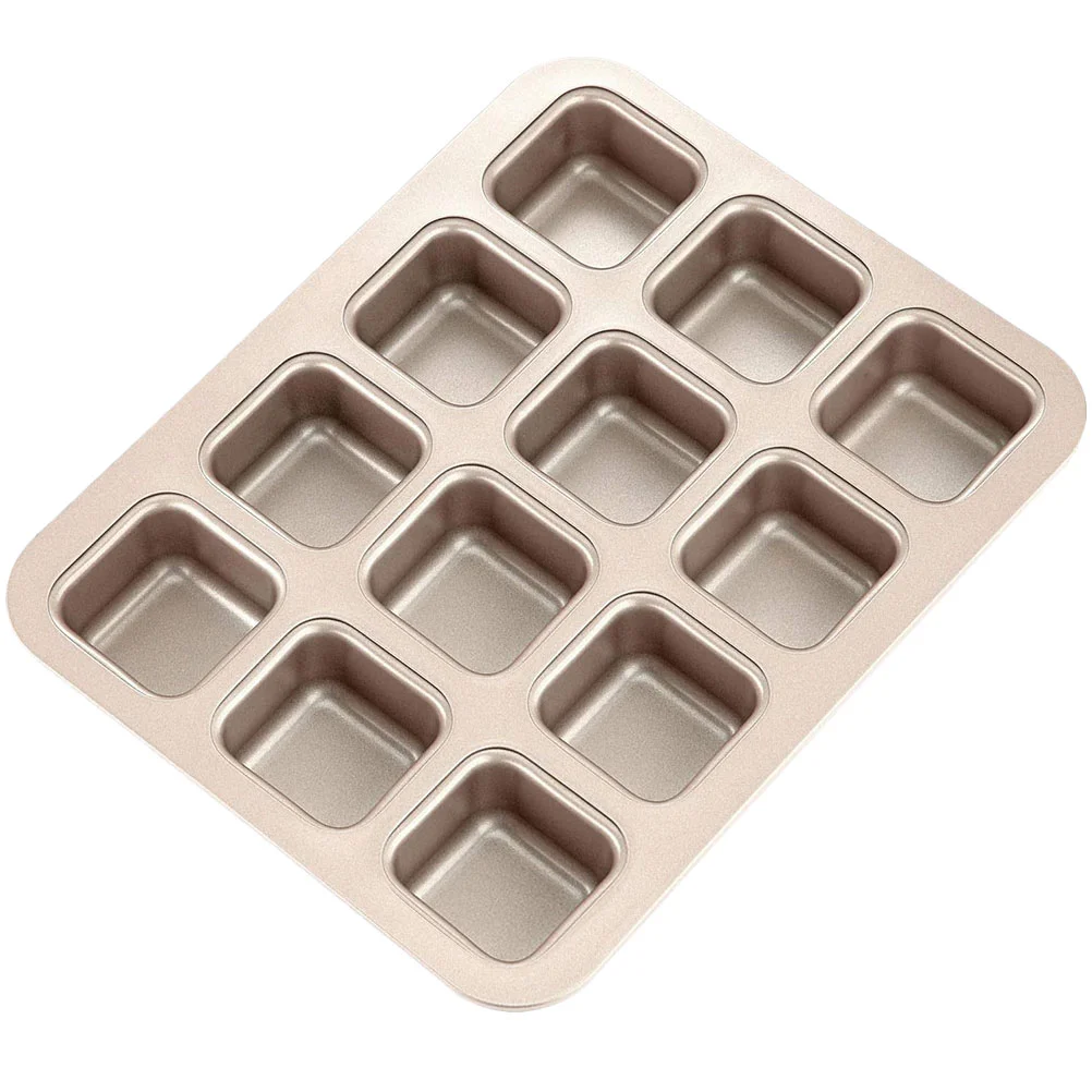 

Pan Baking Loaf Mini Muffin Bread Cake Pans Molds Tray Tin Meatloaf Bakeware Brownie Kitchen Square Cupcake Small Toast Mould