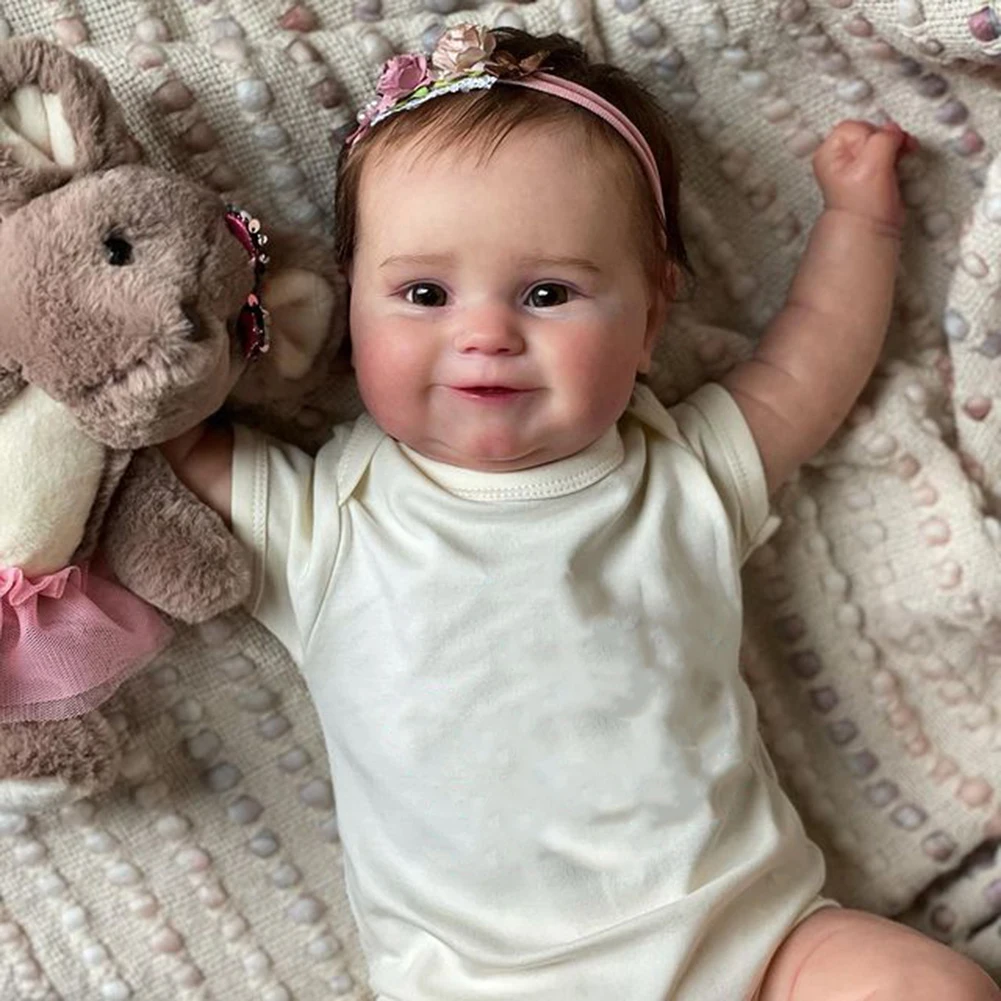 

Washable Reborn Baby Doll Hand-painted Full Vinyl Realistic Baby Doll