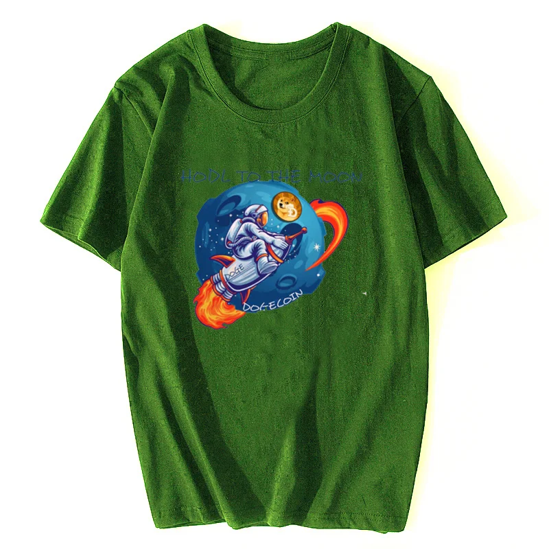 Футболка с изображением Сиба-ину до Луны симпатичная Мужская футболка ракетки