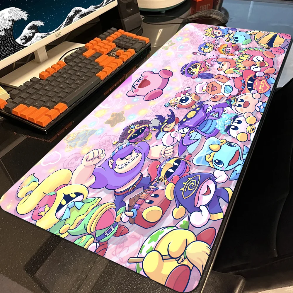 Anime Mousepad Large Gaming Mouse Pad LockEdge Thickened Computer Keyboard Table Desk Mat K-Kirby-y