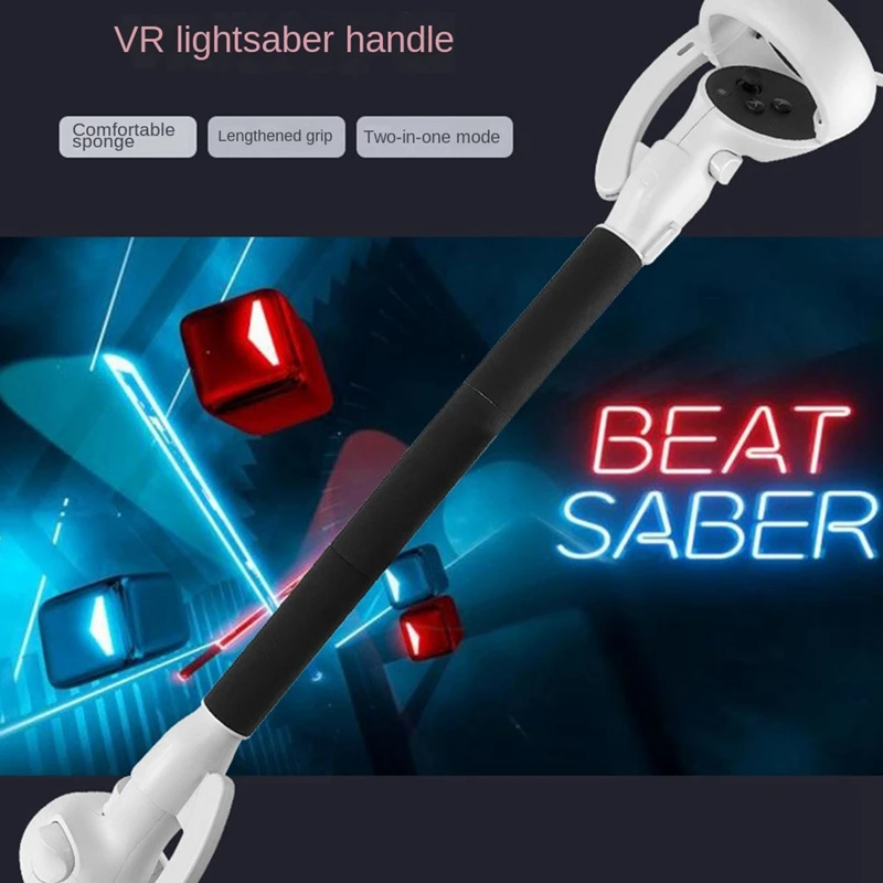 

Playing Beat Saber Games Controllers Accessories For Oculus Quest 2
