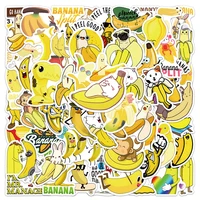 103050pcs cartoon cute fruit banana creative graffiti sticker bike skateboard car helmet laptop computer wholesale
