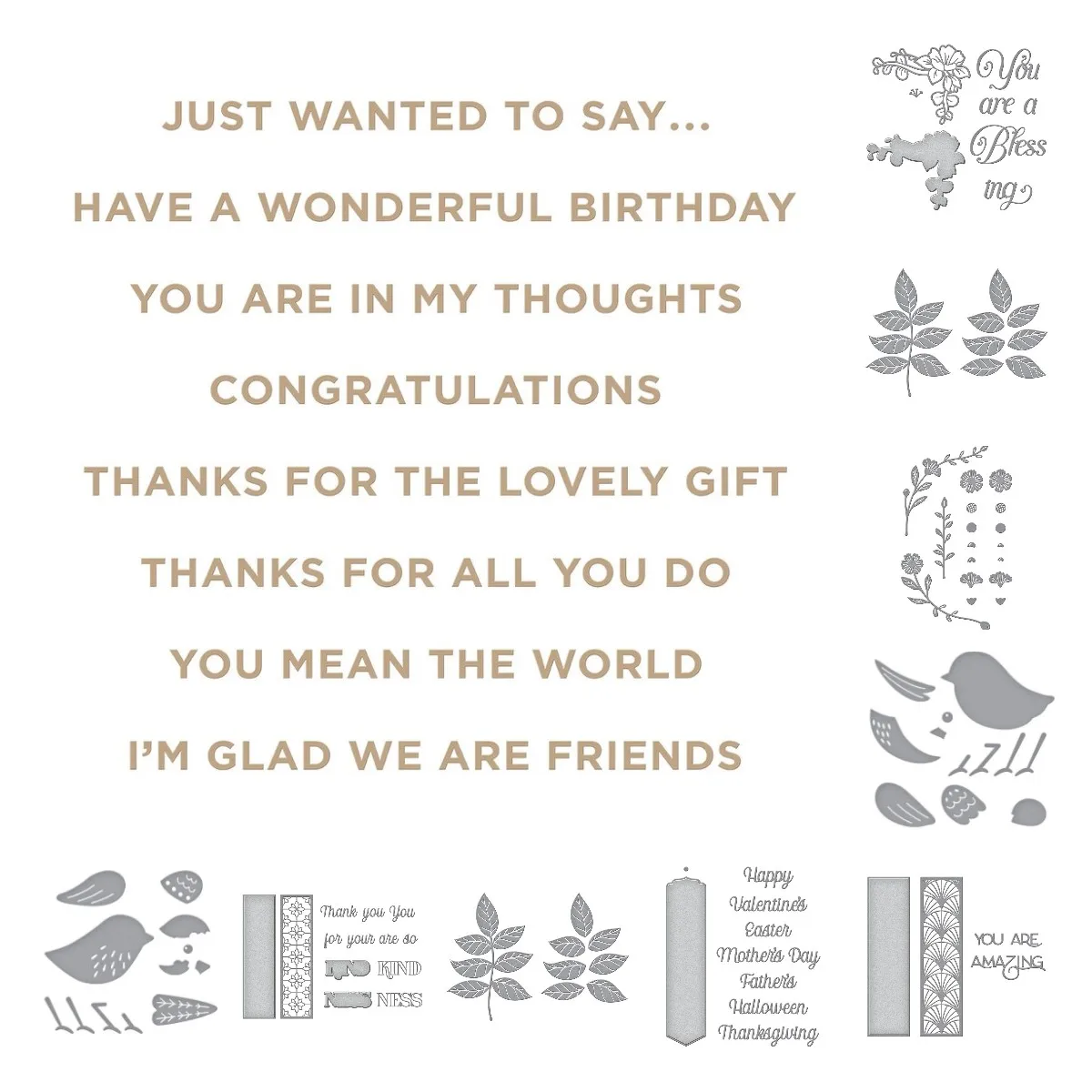 

Bird New Metal Cutting Dies Stamps Hot Foil For 2022 Scrapbook Diary Decoration Embossing Template Diy Greeting Card Handmade