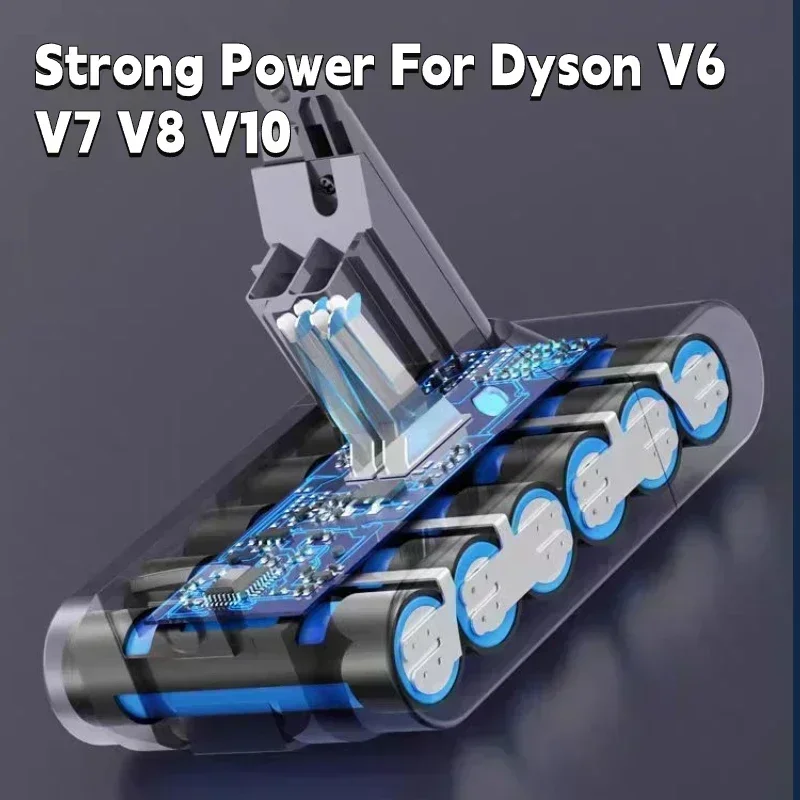 Фото Для Dyson V6 V7 V8 V10 аккумуляторная батарея SV10 SV11 SV12 DC59 DC62 аккумулятор для пылесоса DC58 аккумулятор для Sony аккумуляторная батарея №3