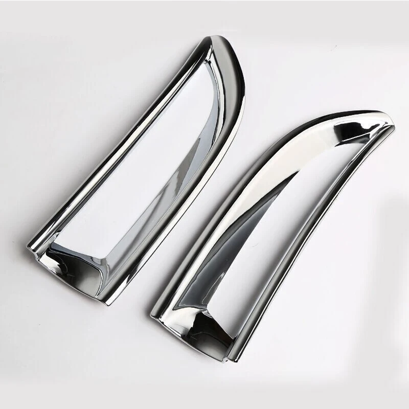 

Для Honda CRV CR-V 2013 2014 ABS хромированная крышка детектора автомобиля, накладка на заднюю заднюю противотуманную фару, рамка лампы, детали 2 шт