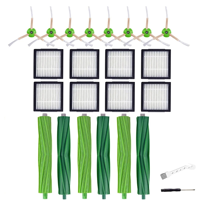 

Rolling Brush Hepa Filter Side Brush Kits for IRobot Roomba I7 E5 E6 I Series Robot Vacuum Cleaner Replacement A