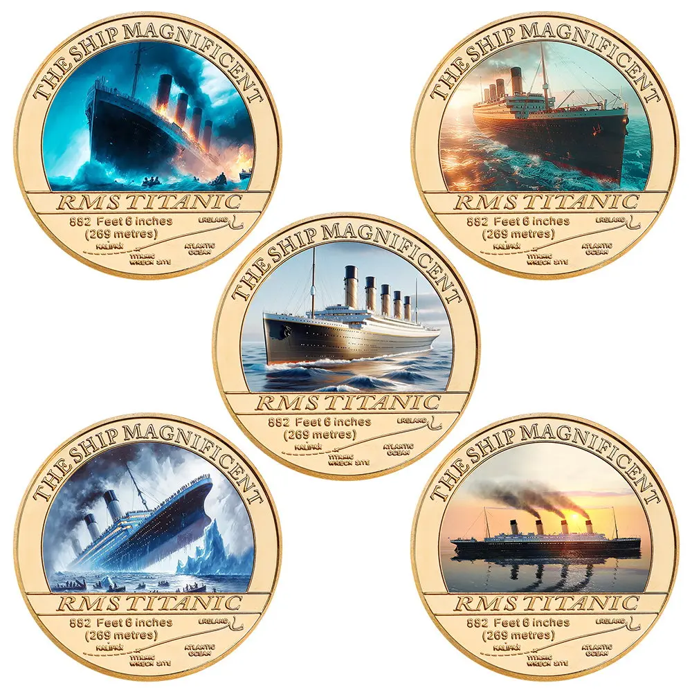 

Золотые сувенирные монеты RMS Titanic