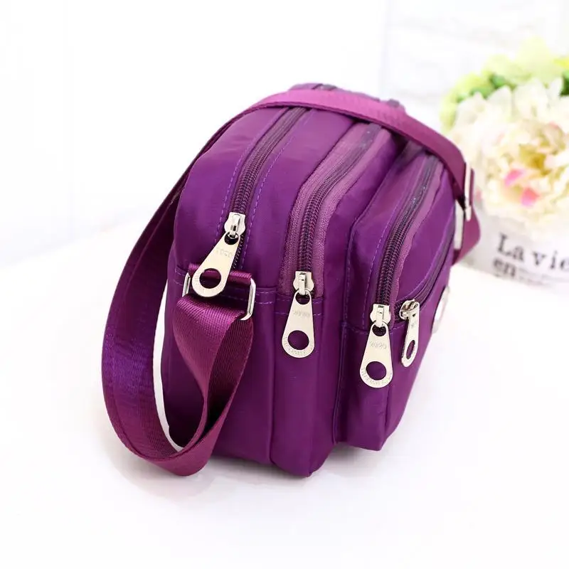 2023 New Waterproof Oxford Cloth Women Bag Casual Crossbody Backpack Nylon Shoulder Crossbody Bag Canvas Business Income Wallet
