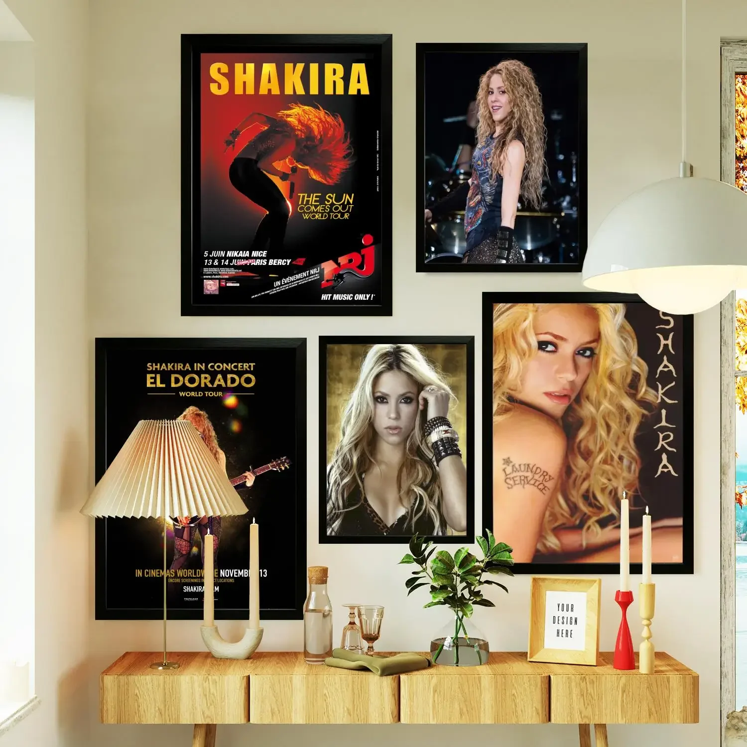 Плакат с изображением Шакиры настенная живопись на холсте плакат для