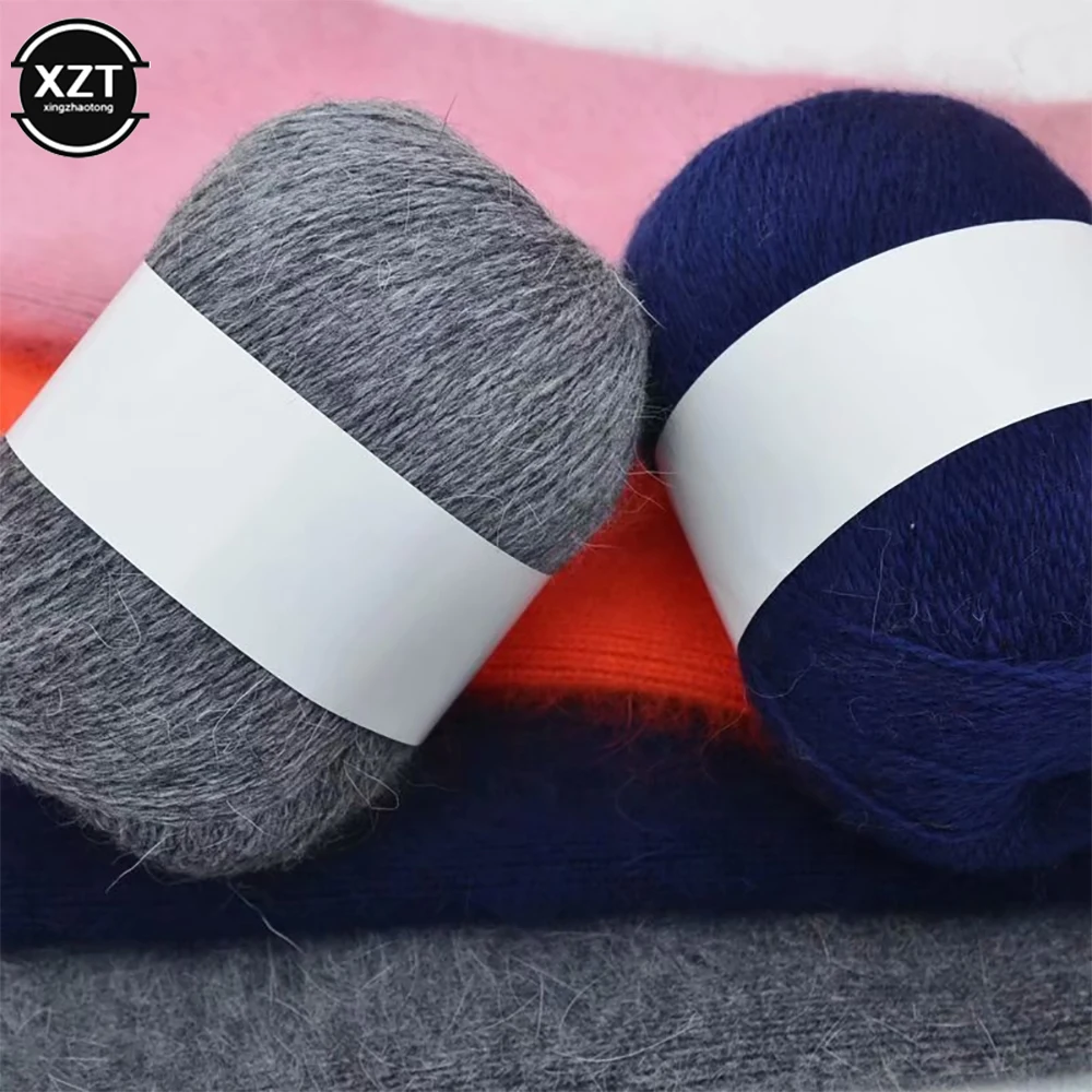 

High Quality Cashmere Soft Mink Velvet Wool Yarn for DIY Hand Knitting Long Plush Wool Crochet Yarns For Fall Winter Luxury