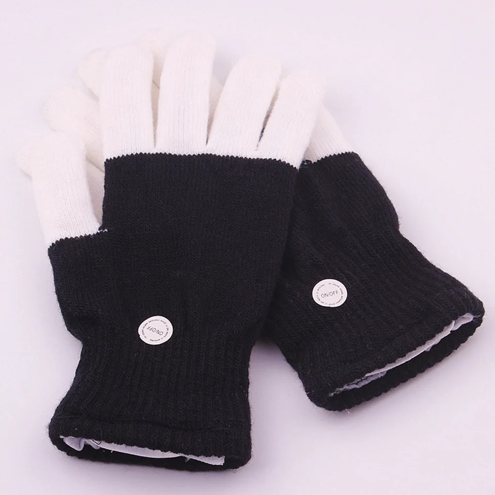 

Flashing Fingertip Light 7 Mode LED Gloves Mittens Costumes Rave Party Skating Riding Party Accessory