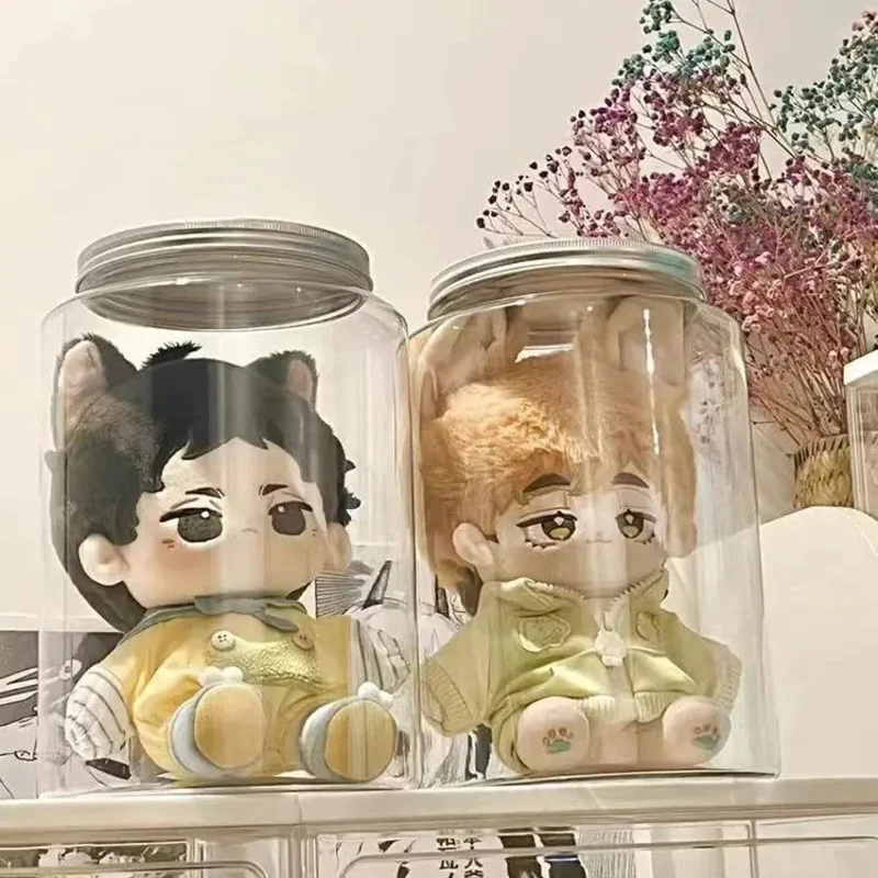 FC620CM Плюшевые прозрачные цилиндры для хранения дисплеев Пылезащитный ящик