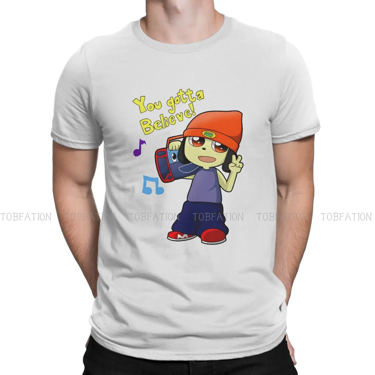 

Классическая Уникальная футболка Parappa The Rapper, высокое качество, креативная графическая футболка горячая Распродажа