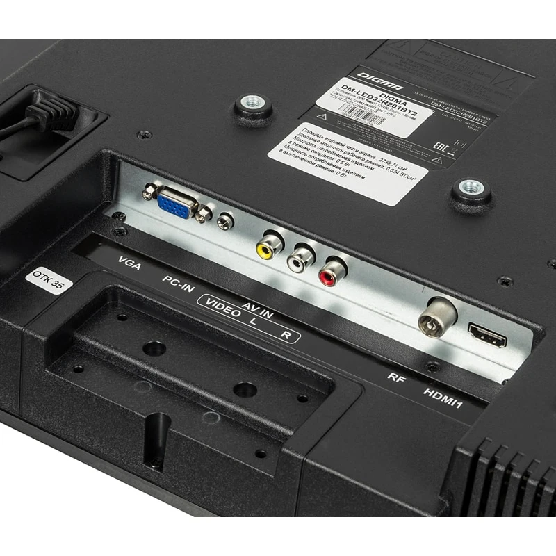 Телевизор 32&quot DIGMA DM-LED32R301BT2S HD READY | Электроника