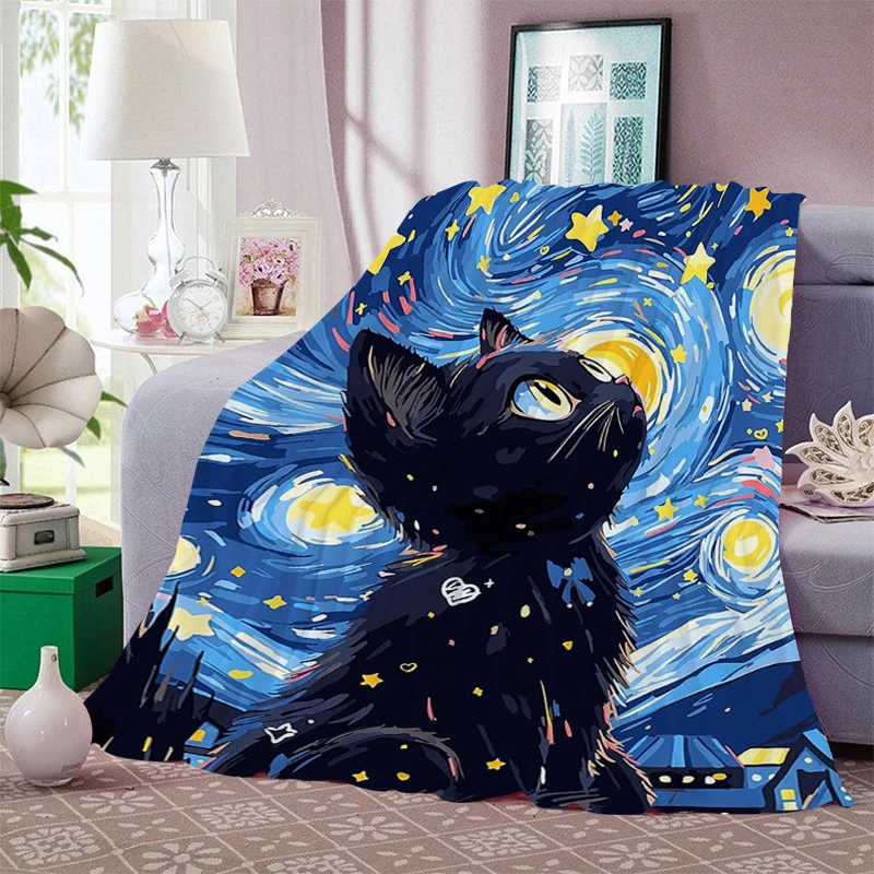 Художественный диван для домашних животных кошек зимние пушистые мягкие одеяла