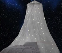 bed canopy with fluorescent stars glow in dark for baby kids girls starry night mosquito net fit the baby cribs kid beds