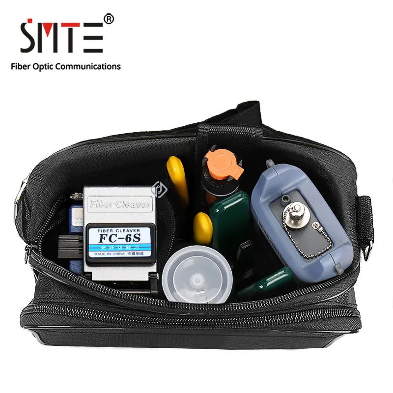 19pcs/set FTTH Tool Kit Fiber Optic Cleaver FC-6S Power Meter -70~+10dBm Fiber Stripping Pliers CFS-3 Visual Fault Locator 10mW