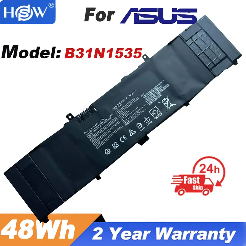 B31N1535 Аккумулятор для ноутбука ASUS ZenBook UX310 UX310UA UX310UQ UX410 UX410U UX410UA UX410UQ U4000U U400UQ RX310U 48WH