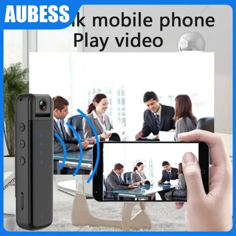 

New Cs05 Mini Camera Wifi Wireless Motion Detection 1080p Hd Screen Back Clip Video Recorder Security Protection Large Memory