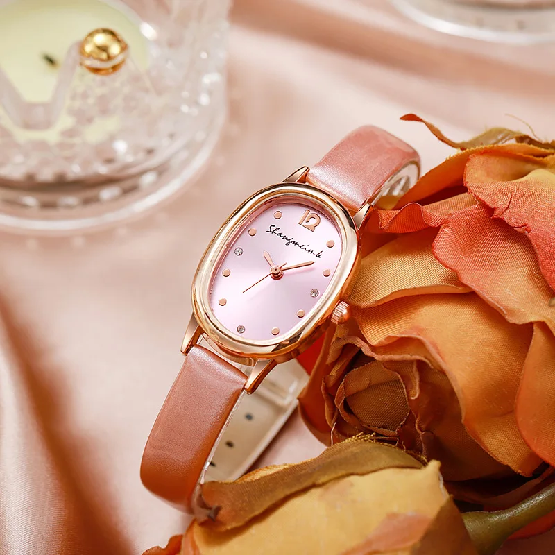 Женские модные деловые кварцевые часы с солнцезащитным ремешком