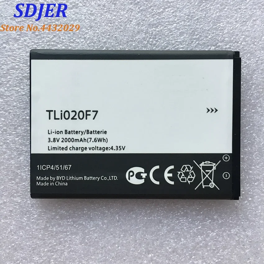 Аккумулятор TLI020F7 для Alcatel PIXI 4 5045D Pop 2 5042D C7 7040 7040D 7041 7041D J720 J720T J726T J726T-so2 аккумулятор