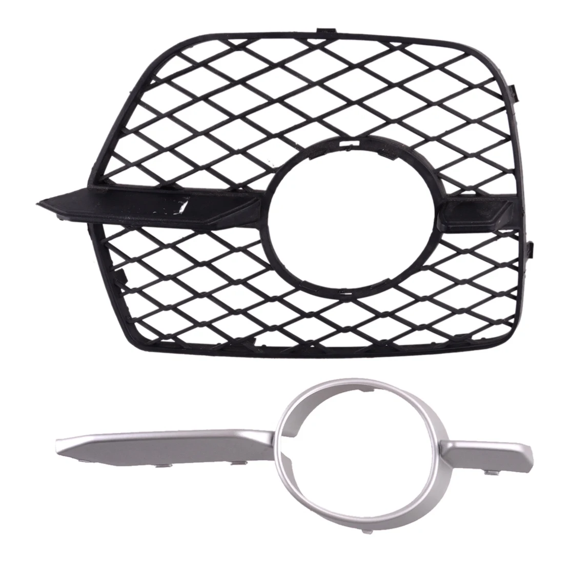 Правый передний бампер противотуманная фара открытая боковая решетка и накладка