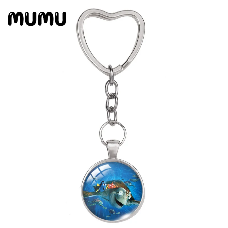 Новинка 2024 брелок в виде забавного сердца Немо для ключей ювелирные изделия