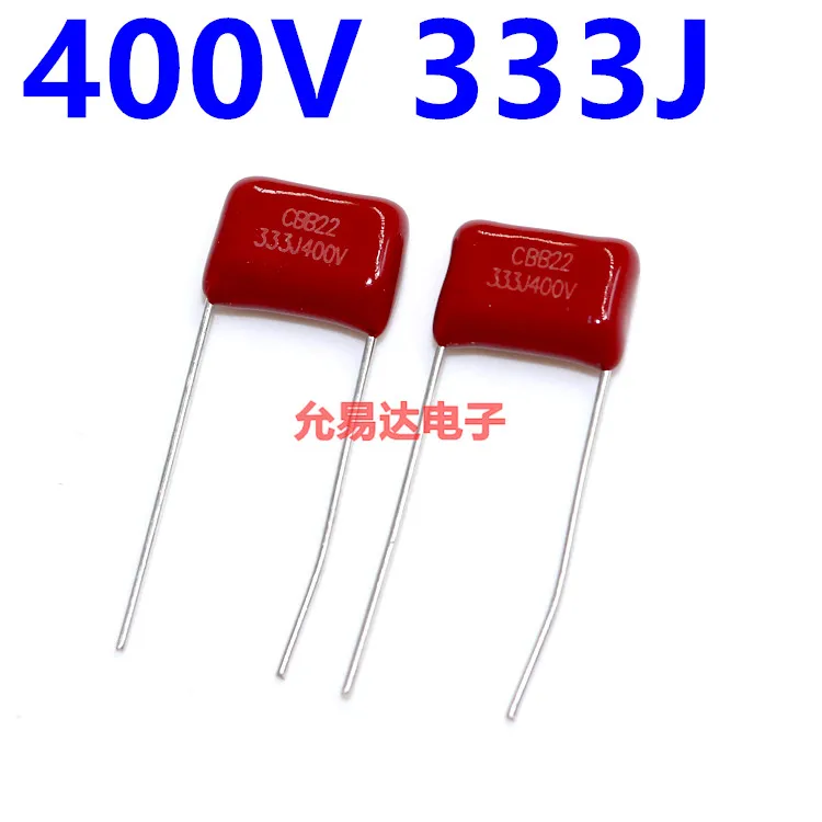 

10PCS/ CBB capacitor film capacitor 400V333J 0.033UF 33NF P10MM