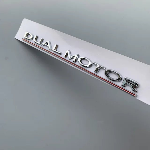 

Значок-эмблема с надписью Tesla Model 3, хромированный, черный