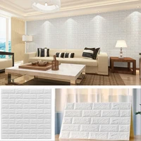 10pcs 3d self adhesive wall stickers decorative panels home luxury decor childrens room thicken anti collision foam wallpaper
