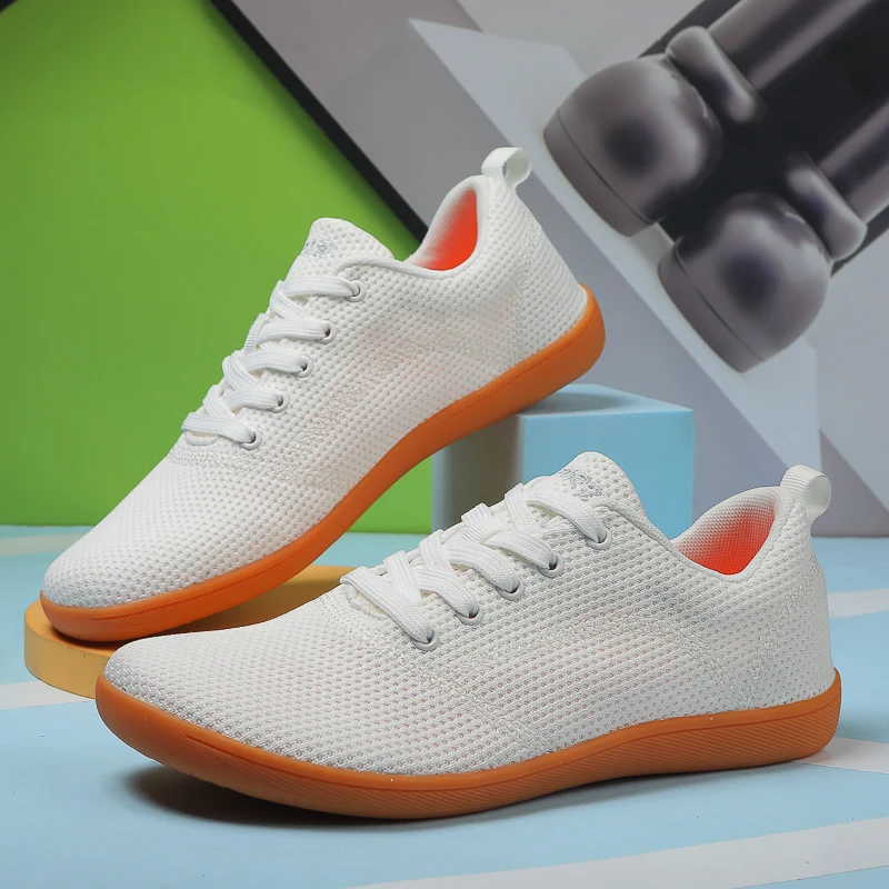 Туфли на плоской подошве с широким носком для мужчин и женщин Уличная обувь в