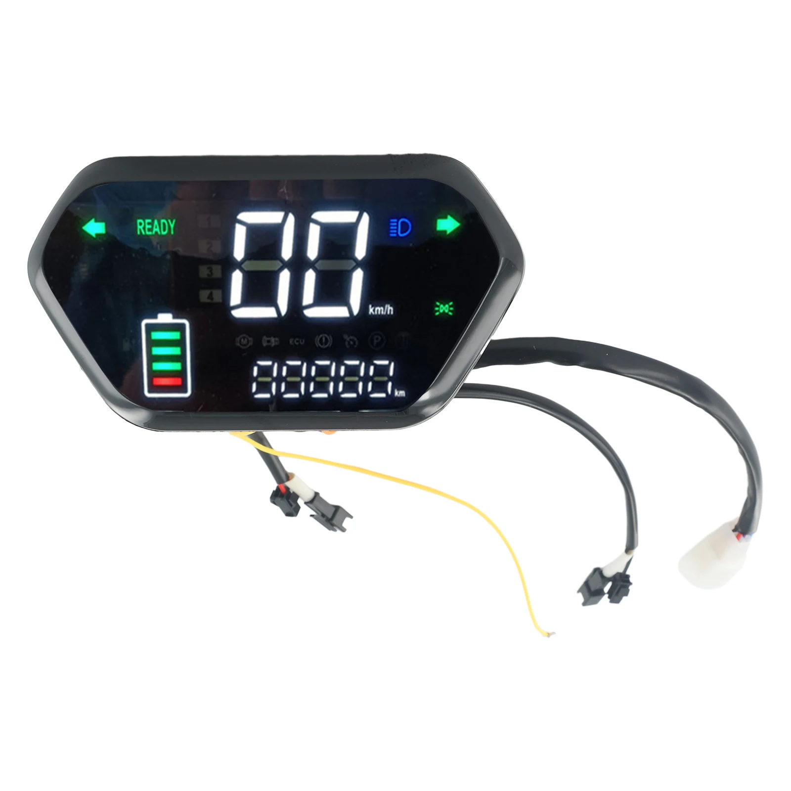 Светодиодный дисплей Контроллер Дисплей High Light 250G 48-72v 6PIN Поддержка ремня Черное