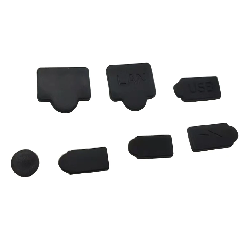 

7pcs Silicone Dust Plugs USB Interface Anti-dust Cover for