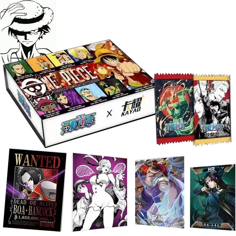 

Оптовая продажа, коллекция цельных карт, бустерная коробка, искусственные Редкие аниме настольные игры, Луффи настольные карты