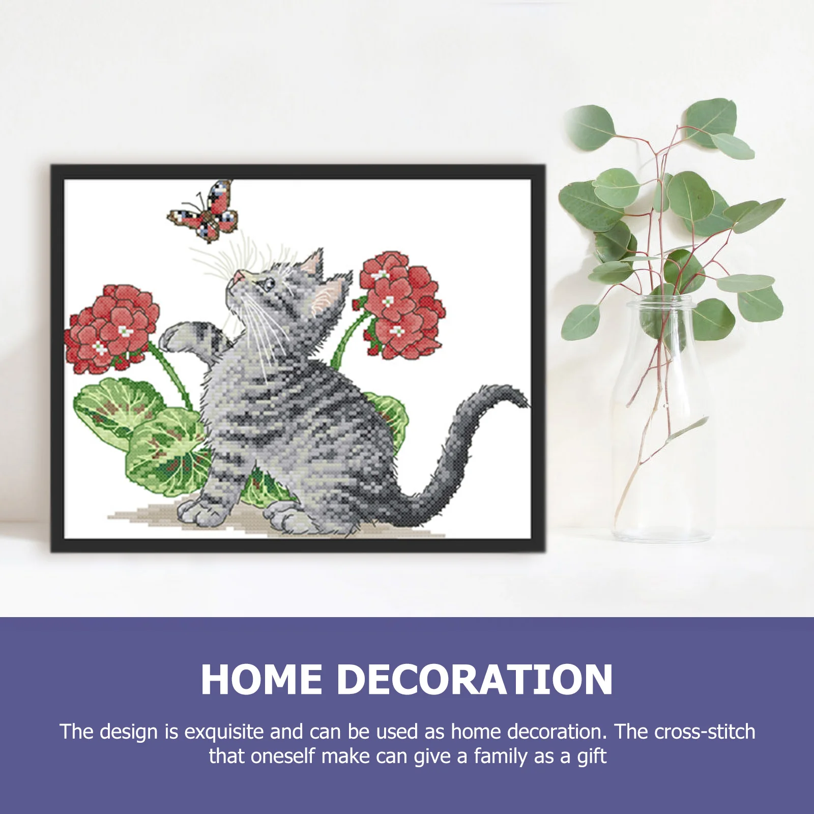 

Embroidery Kits Cross Kit Set Handadults Stamped Needlepoint Starter Punch Needle Kids