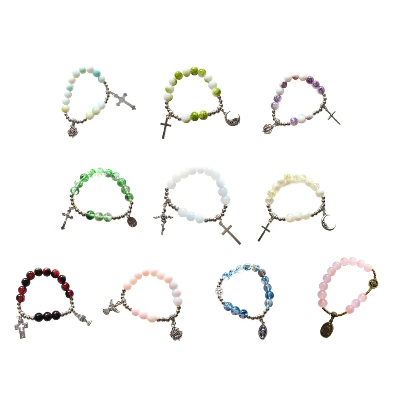 Четки четки браслеты кресты ручная цепочка подвески католические украшения