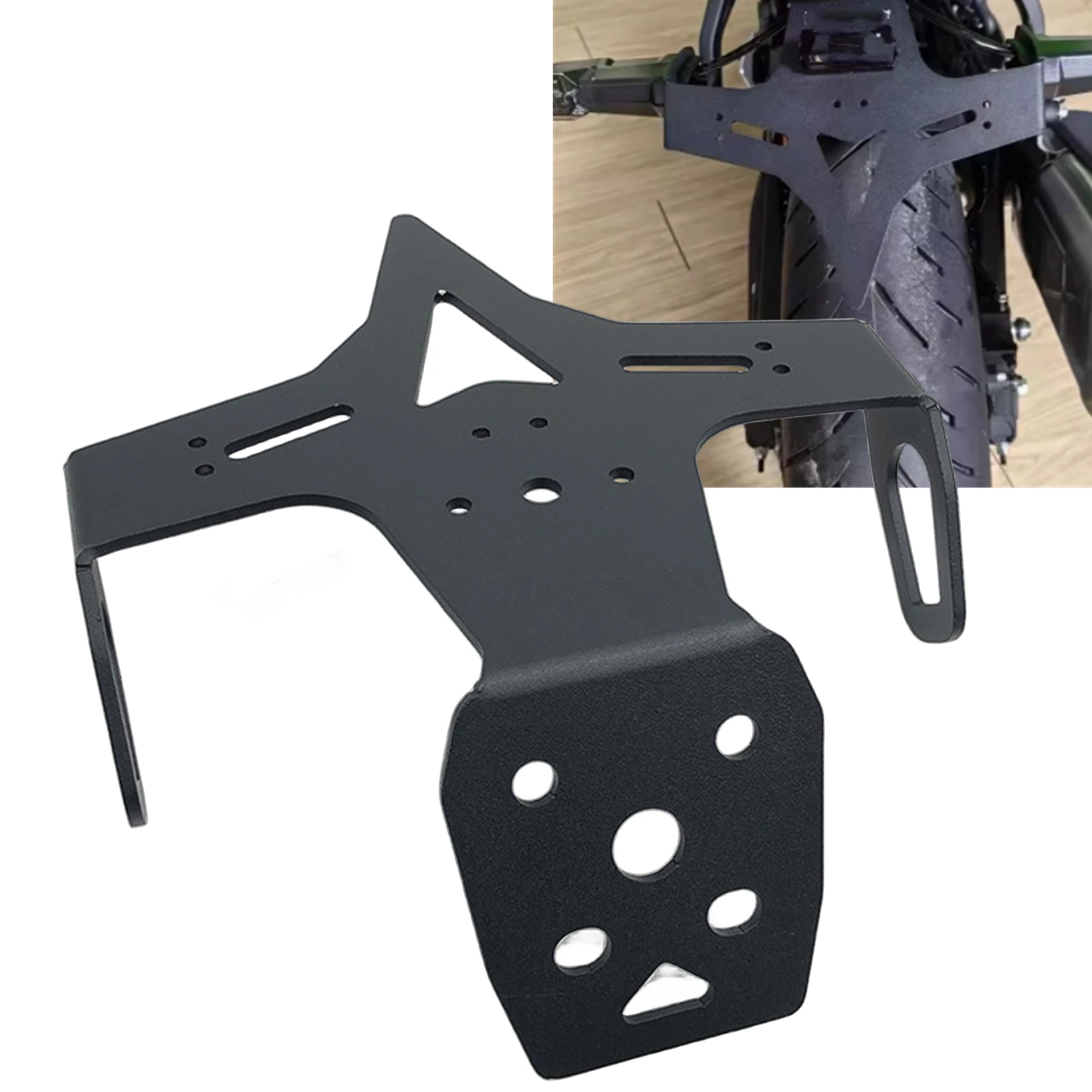 Для KAWASAKI NINJA ZX25R 2020-2022 ZX4R ZX4RR 2023 + держатель номерного знака мотоцикла лицензионный