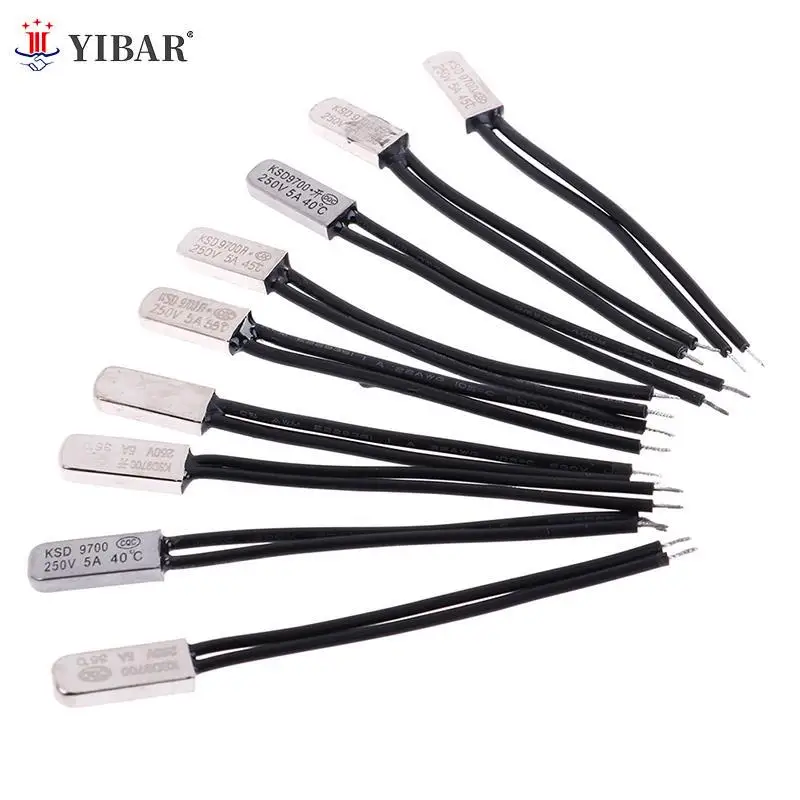 

1 шт. KSD9700 Температурный выключатель защита термостата нормально закрытая и открытая