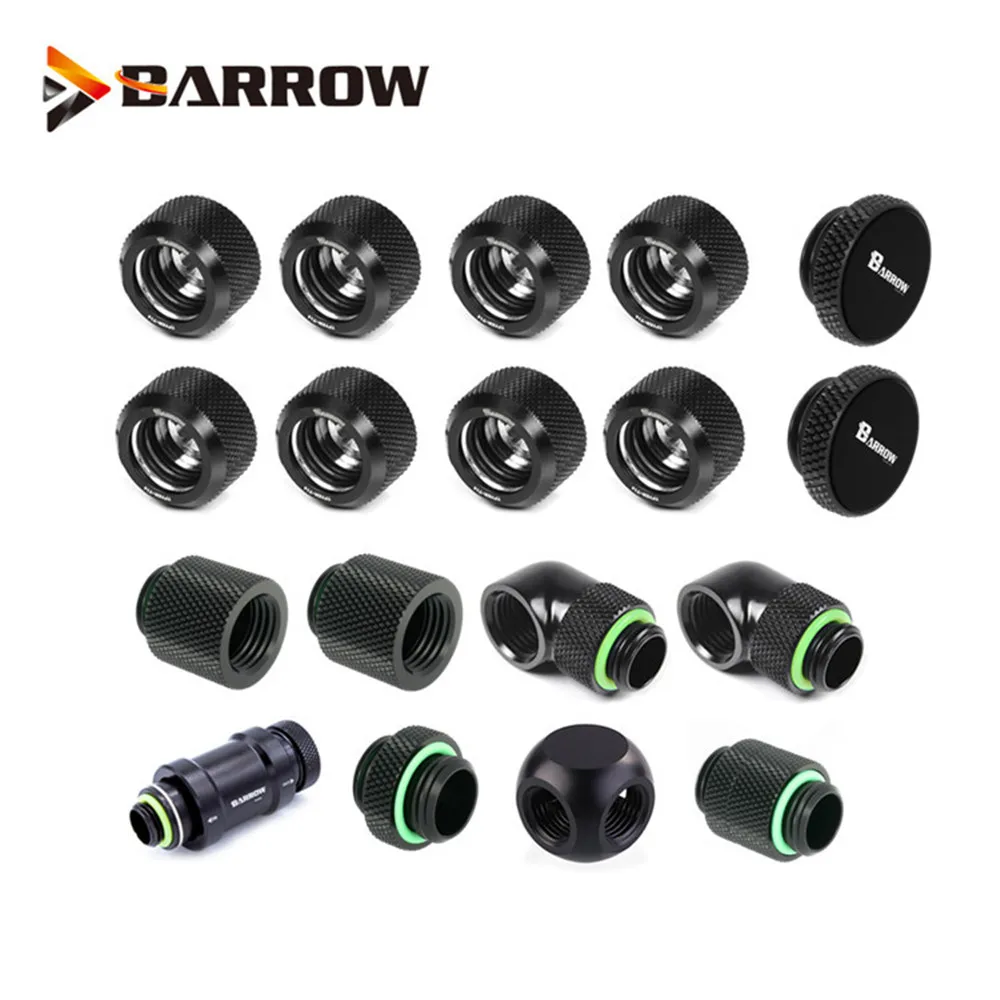 

Комплект соединений жестких труб Barrow сделай сам, подходит для 12/14/16 мм черного, серебристого, белого золота, водяного охлаждения компьютера