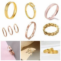 zircon roman numeral braided shape luxury finger rings lady girls women decoration fashion jewelry new 2022