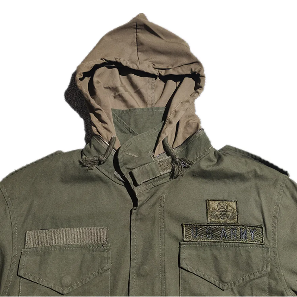 M65 Jacket  Military Tactical  Coat Outdoor Trench Windbreaker Hoodie Filed  Retro American Running Clothes Softshell