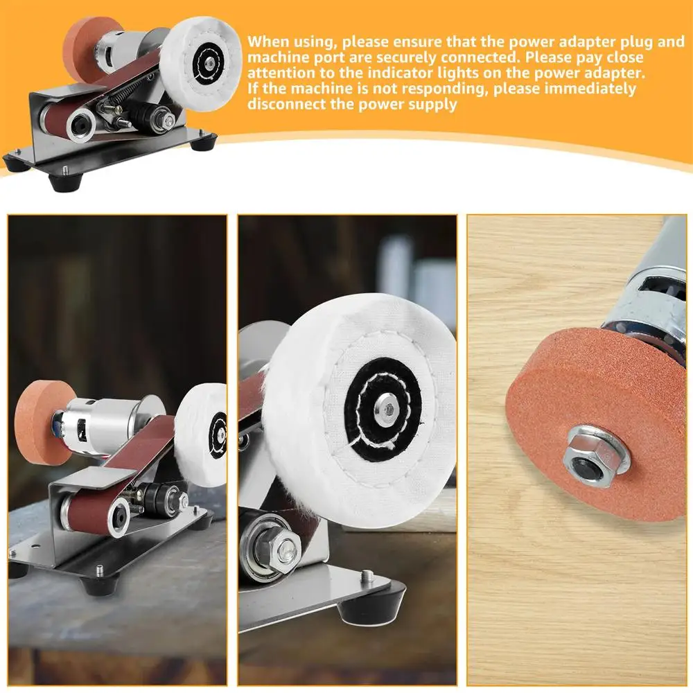 Мини-ленточная Шлифовальная Машина Многофункциональный Электрический
