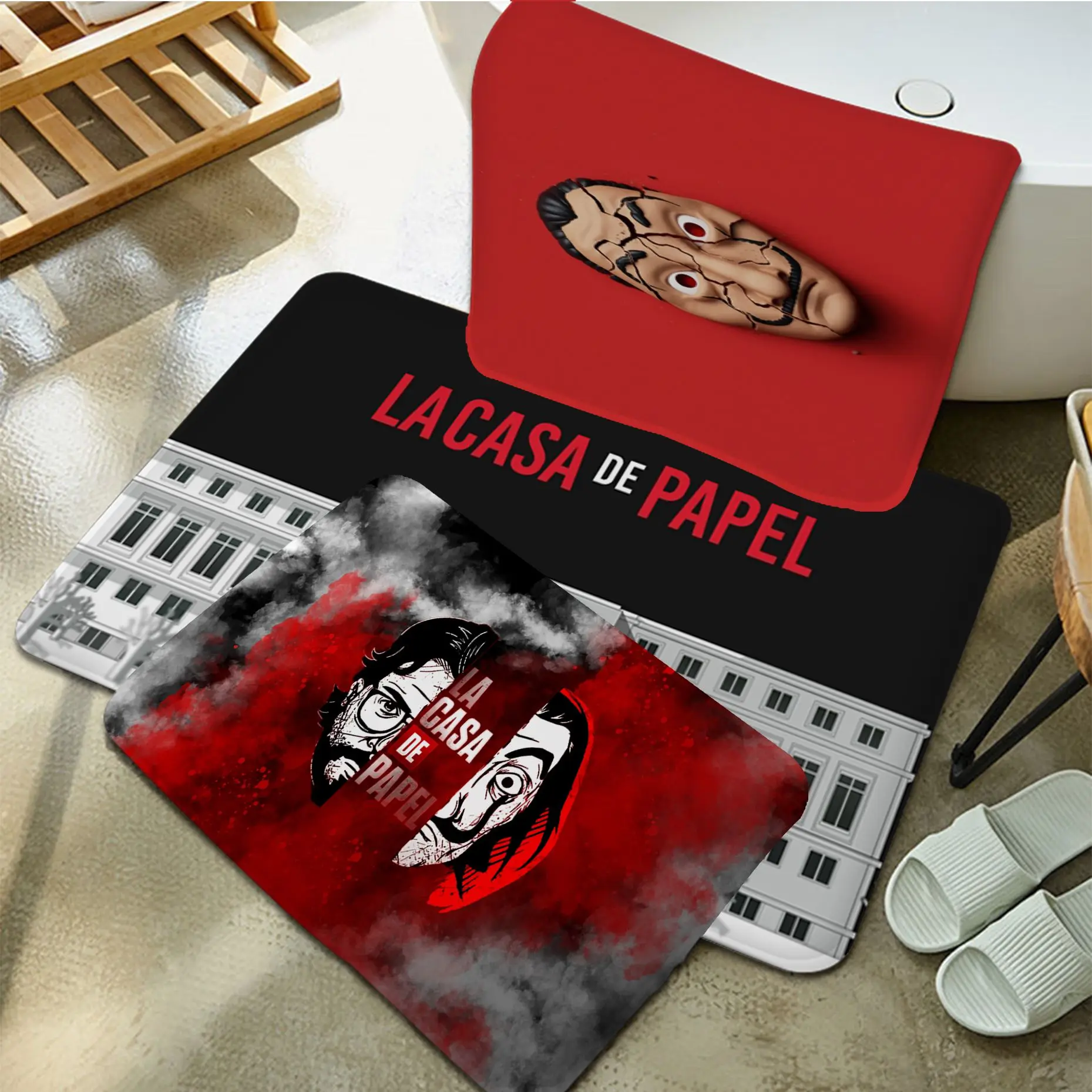 

La Casa De Papel Bath Mat Cheaper Anti-slip Modern Living Room Balcony Printed Welcome Rug