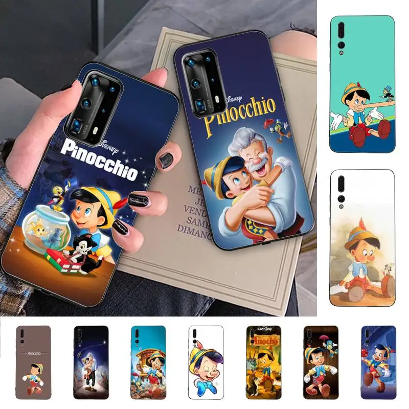

Disney Pinocchio Phone Case for Huawei P30 40 20 10 8 9 lite pro plus Psmart2019