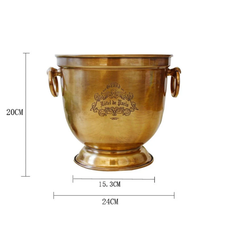 

Латунное ведро для льда