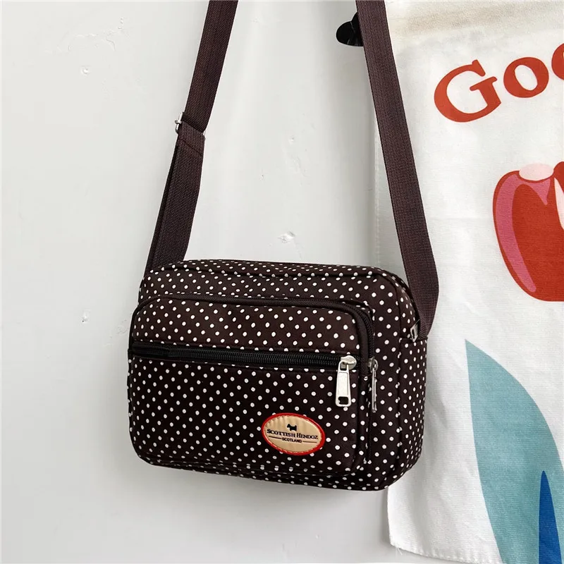 

New Style Casual Diagonal Women's Bag Nylon Cloth Shoulder Bag Middle-Aged And Elderly Mobile Phone Coin Purse