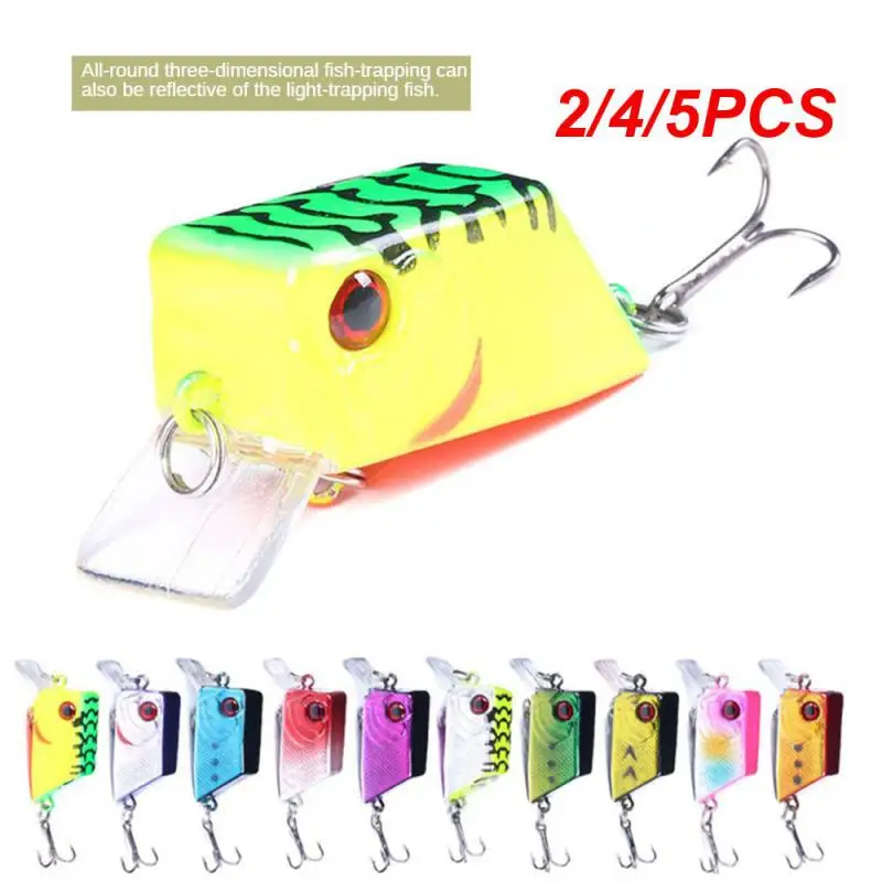 

2/4/5PCS Fishing Gear Bait And Bait Variety Of Styles Increase Reflectivity High Stability Long Service Life Luya Bait