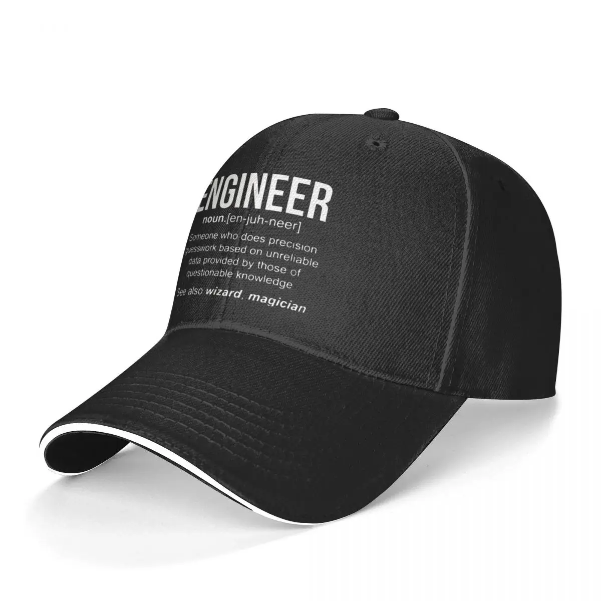 Engineer Baseball Cap Letter Print Female Printed Trucker Hat Vintage Running Cheap Snapback Cap