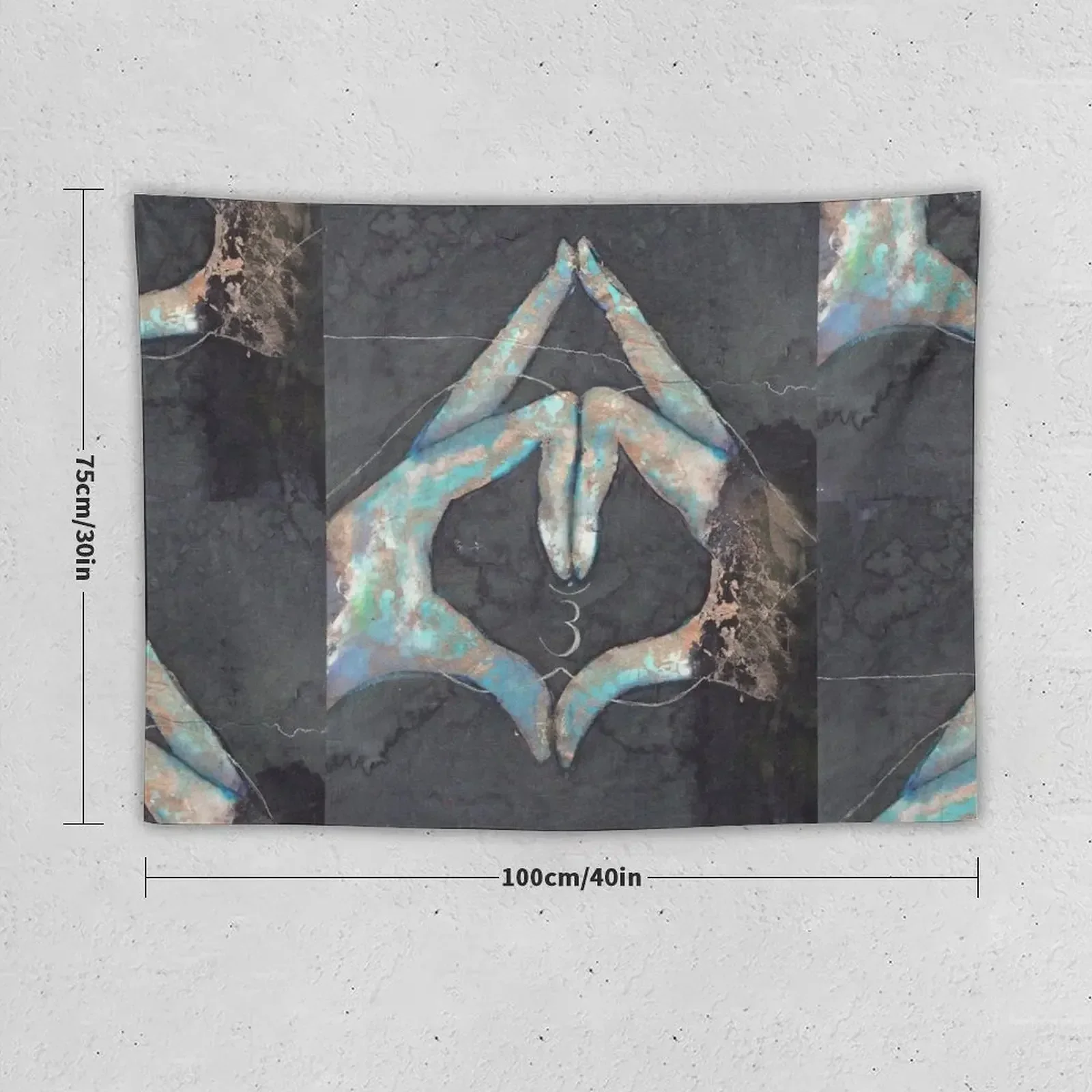 Ajna-третий глаз чакра мудра гобелен украшения дома подстилка для детской эстетики