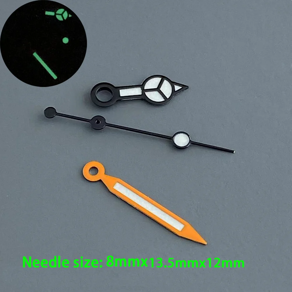 

Аксессуары для часов-указки NH35, зеленый супер светящийся указатель для рук, подходит для NH34, NH35, NH36